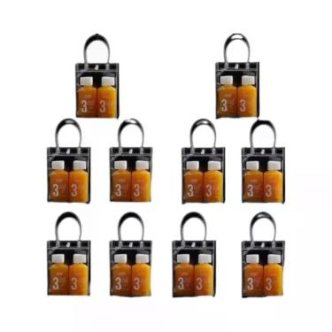 Imagem de Bolsas Transparentes De PVC Macio Para Presentes Com Alça De Botão, Sa