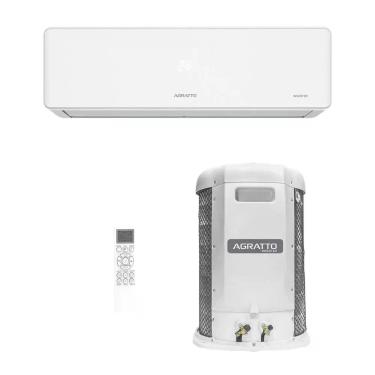 Imagem de Ar Condicionado Split Hi Wall Agratto Fit Top Inverter 18000 BTUS Frio 220V Branco Monofásico FICST18F-02