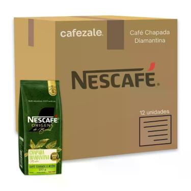 Imagem de Café Moído Nescafé Origens Chapada Diamantina Kit 12un 250g