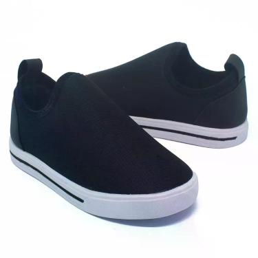 Imagem de Kit 2 Pares Tênis Infantil Escolar Calce Facil Leve Confortável Macio 