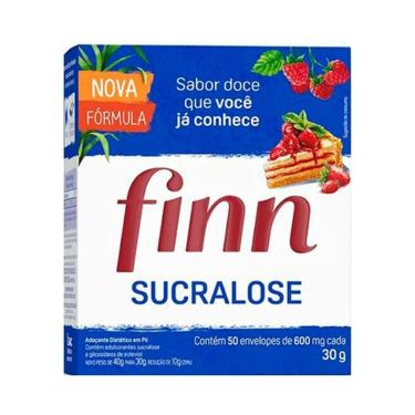 Imagem de Adoçante Sucralose em Pó 50 Envelopes Finn 30g