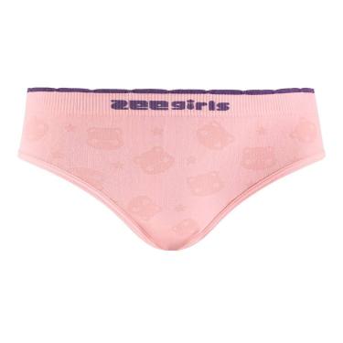Imagem de Calcinha Tanga Infantil sem Costura Ursinha Estelar Rosa - Zee Rucci, 