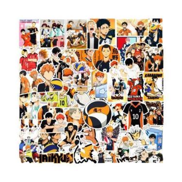 Imagem de Adesivos De Desenho Animado Haikyuu 10 30 50 Peças, Decalques Impermeá