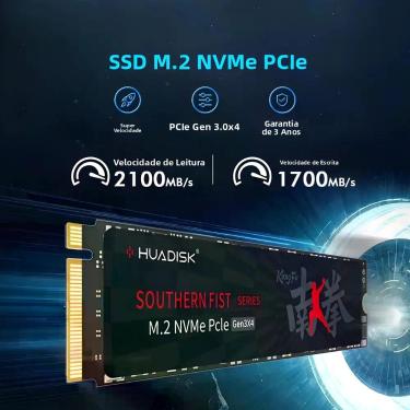 Imagem de SSD HUADISK NVMe M2 PCIe Gen3 De Alta Velocidade, Disco Rígido Interno