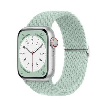 Imagem de Pulseira De Elástico Trançado Solo Loop Para Apple Watch De 45mm 44mm 