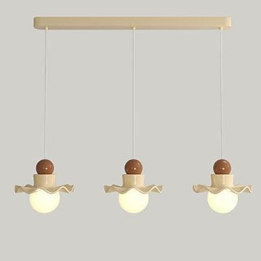 Imagem de Luminária pendente nórdica para ilha de cozinha, luminária suspensa Wabi Sabi, lustre moderno para teto, sala de jantar, quarto, café, bar, restaurante, lustre G9