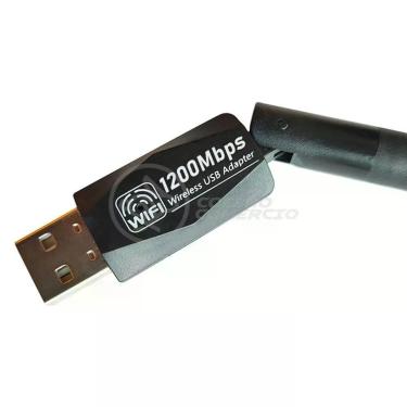 Imagem de Antena Usb 2.0 Receptor De Wifi Wireless Internet Sem Fio 1200Mbps 802.Inn Pc Notebook 63