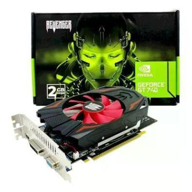 Imagem de Placa de Vídeo Knup NVIDIA GeForce Gamer Revenger GT 740, 2GB DDR5, VGA, DVI, HDMI - GT740/2G