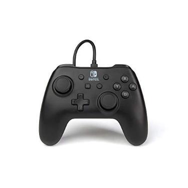 Imagem de Controle P/ Nsw Powera 1511370-01 com fio, - Nintendo Switch, Black Matte