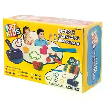 Imagem de Kit Massinha De Modelar Art Kids 180g 40002 - Acrilex