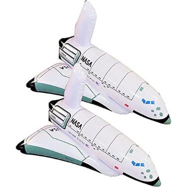 Imagem de Zugar Land Incríveis Bonecos Infláveis De Astronautas Do Ônibus Espacial. Decoração Inflável Para Parede E Teto Mesa. Tema Perfeito Explorar A Galáxia, O Cosmos Universo. (2 Espaciais)