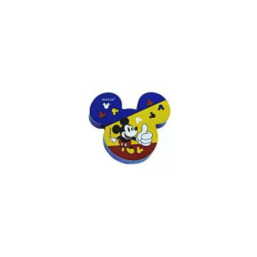 Imagem de Borracha Escolar Molin do Brasil Mickey Mouse Molin Estampa 1 com Formato Ergonômico e Compacto 1 Unidade