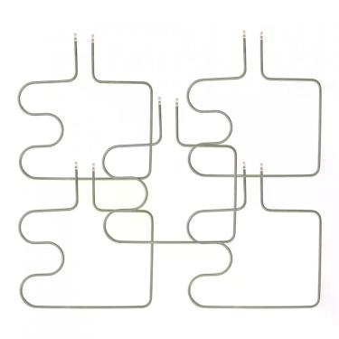 Imagem de Kit Resistência Inferior Fogatti para Forno de Embutir F450 N450 F570 N570 45L 57L 1000W 220V Verde