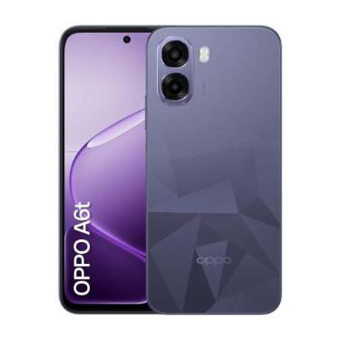 Imagem de Smartphone OPPO A6t 128GB 4GB RAM, Violeta | Bateria de 6500mAh, proteção de fluidez por 48 meses e tela ultrabrilhante