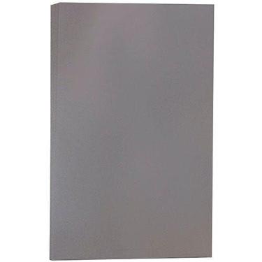 Imagem de LUXPaper Cartolina de 21,6 cm x 35,5 cm | Tamanho Ofício | Cinza fumê | Capa de 45 kg | 50 Qtd