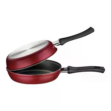 Imagem de Omeleteira Antiaderente 20 Cm Loreto Starflon T1 Tramontina, Vermelho,