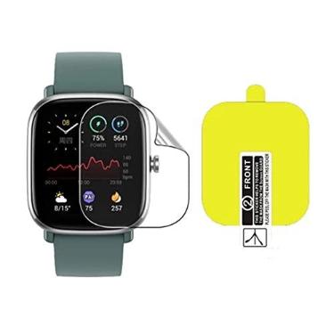 Imagem de Kit 1 Película TPU Gel + Wipe (Limpeza e Secagem) p/Xiaomi Smartwatch Amazfit GTS 2 MINI - / - GTS 4 MINI