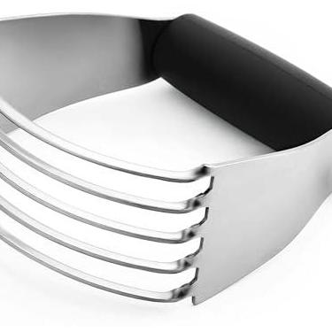 Imagem de (Black-Medium) - Spring Chef Dough Blender, Top Professional Pastry Cutter with Heavy Duty Stainless Steel Blades (Black-Medium)