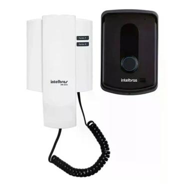 Imagem de Porteiro Elétrico Residencial Intelbras IPR 8010 - Preto e Branco