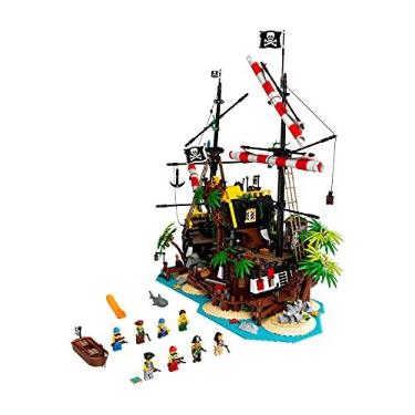 Imagem de LEGO Ideas Pirates of Barracuda Bay 21322 Building Kit, Cool Pirate Shipwreck Model with Pirate Action Figures for Play and Display, Makes a Great Birthday (2,545 Pieces)