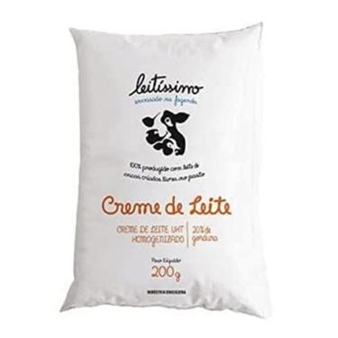 Imagem de Creme De Leite Uht Leitíssimo 200g 20% De Gordura Kit 10 Un