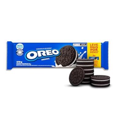 Imagem de Oreo Biscoito Recheado Original Embalagem Econômica Multipack 270G
