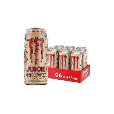 Imagem de Energético Monster Energy Juice Pacific Punch Lata 473ml com 06 unidad