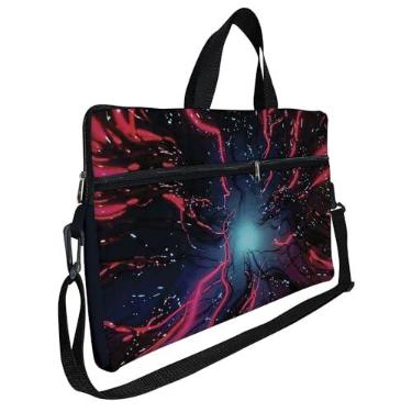 Imagem de Case Capa Maleta Premium Para Notebook Laptop de 15,6 com Alça de Mão Alça de Ombro e Zíper Lateral - Raio