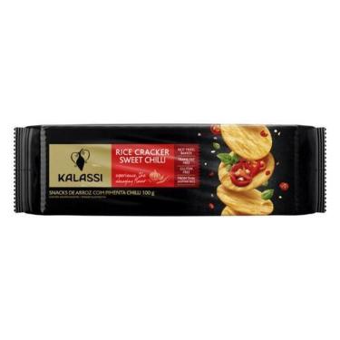 Imagem de Snack De Arroz Com Pimenta Chilli Kalassi Pacote 100g