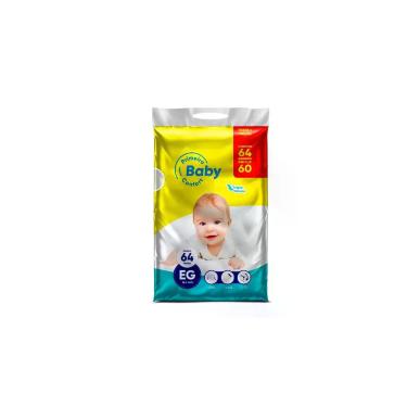 Imagem de Fralda Infantil Primeiro Baby Confort XG com 64 unidades