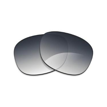 Imagem de Alphax Lentes de reposição cinza gradiente não polarizadas para óculos de sol Ray Ban RB3546 52 mm
