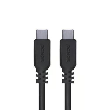 Imagem de Cabo Para Celular Smartphone Usb Tipo C 2.0 Para Usb Tipo C / Type C 2.0 1 Metro Preto - Pucp-01