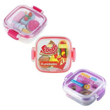 Imagem de Borracha Escolar Mini Foods Candy E Donuts - Tilibra