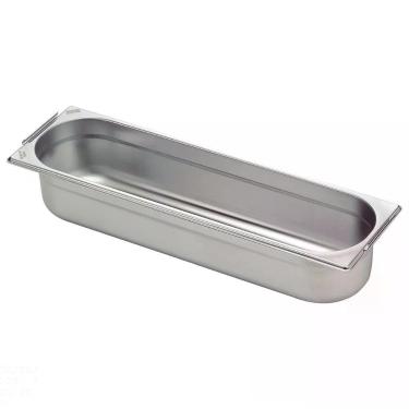 Imagem de Cuba Tramontina Gn 2/4 Em Aço Inox Com Alças Móveis Profundidade 100 Mm - Aço 430 Tramontina