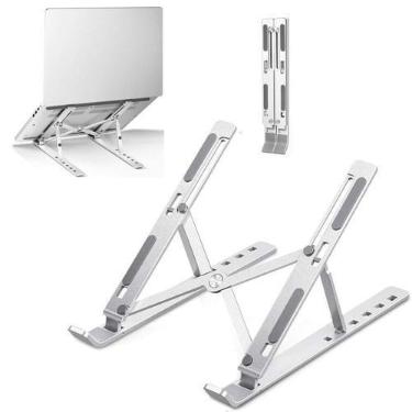 Imagem de Suporte Dobrável Metal Ajustável Ergonômico Para Notebook - Compacto