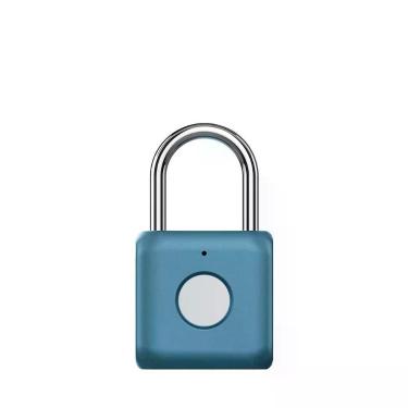 Imagem de Cadeado Inteligente com Impressão Digital Desbloqueio por Biometria Alta Precisão Azul Xiaomi