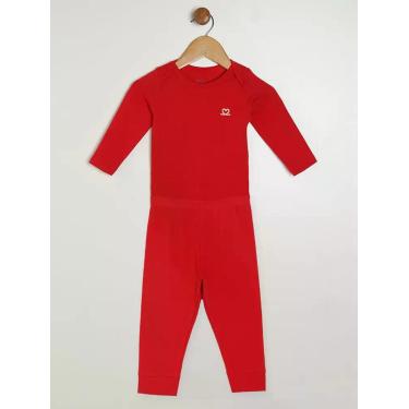 Imagem de Pijama Longo Infantil Para Bebê - VERMELHO - Kely & Kety, Vermelho, G