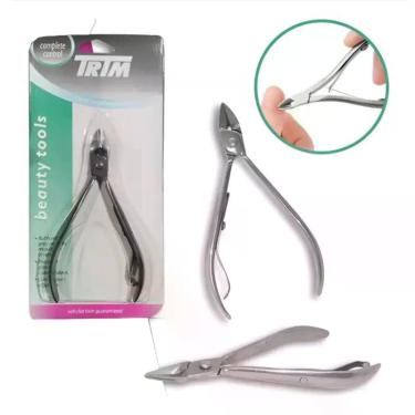 Imagem de Alicate Cutícula TRIM Profissional Aço Inox para Manicure Pedicure Cor