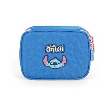 Imagem de Estojo Luxcel Stitch Box 1Fechos Azul Et47748sc