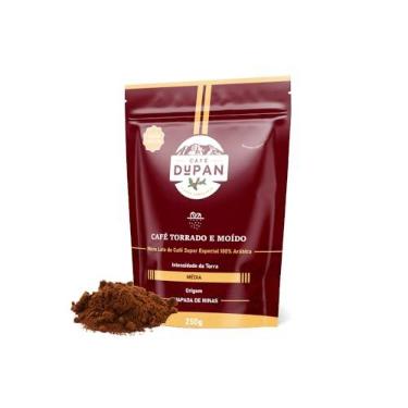 Imagem de Café Dupan Torrado e Moído - 250g (Variação de Quantidade de Pacotes Disponível) - Grãos Selecionados, Aromático e Fresco