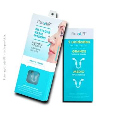 Imagem de Dilatador Nasal Flux Air - 2 unidades - Tamanho Médio e Grande (M + G)
