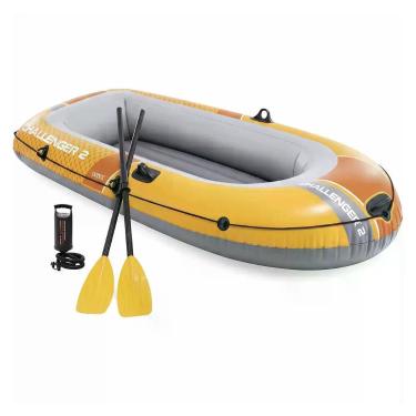 Imagem de Barco Bote Inflável Challenger 2 Pessoas 295cm Remos Bomba até 200kg I