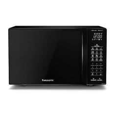 Microondas Panasonic Dupla Refeição 34l Black Glass Nn-st66nbru