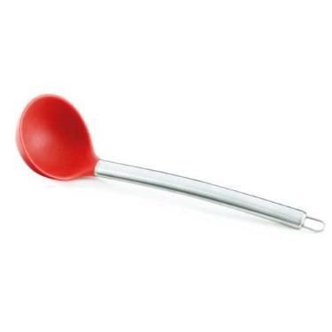 Imagem de Concha silicone com  cabo de aço inox - Utensilios do Chef