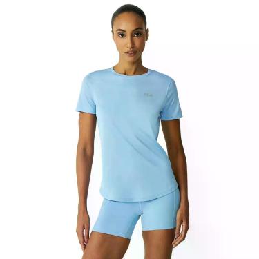 Imagem de Camiseta Feminina Fila Basic Sports Iii Azul Claro, Azul claro, G