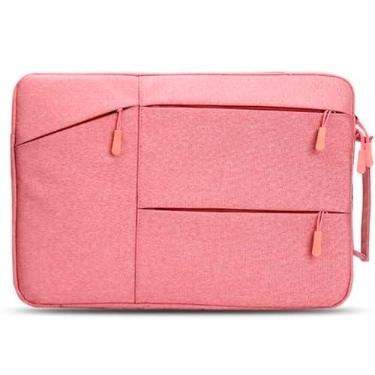 Imagem de Case Para Notbook Laptop Dell Acer Asus Hp Macbook Pasta Impermeável Resistente Ao Impacto Anti-Risco De 13.3/15.6 Polegadas Unisex (Rosa, 13 Polegadas)