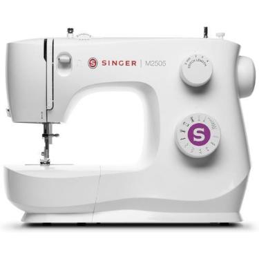 Imagem de Máquina de Costura Singer M2505 127V Branco 9 pontos 70 aplicações, 11