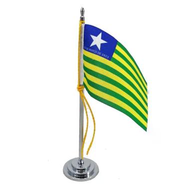 Imagem de Mini Bandeira Mesa Piauí Mastro 15 Cm