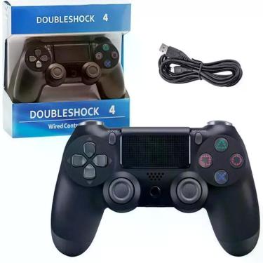Imagem de Controle Com Fio Para Ps4 Joystick Wired Compatível Com Ps4