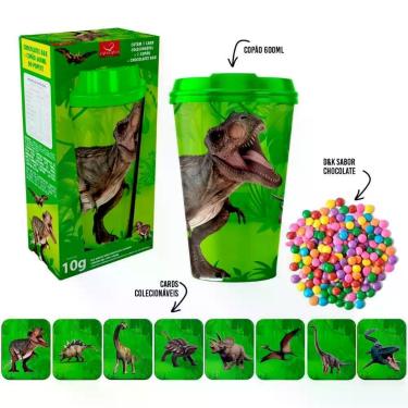 Imagem de Doce Copao Dinossauro C/SURPR 600ML - Divino KIDS
